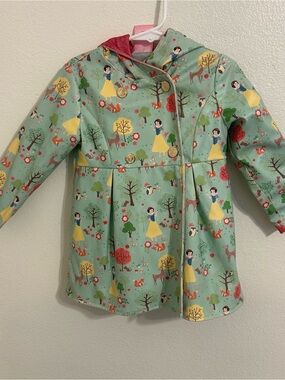 Disney Snow White Button Rain Jacket with Pockets for Kids (Size 2) Disney Parks